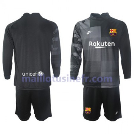 Maillot de Foot FC Barcelone Extérieur Gardien 2021-22 Manches Longues - Enfant